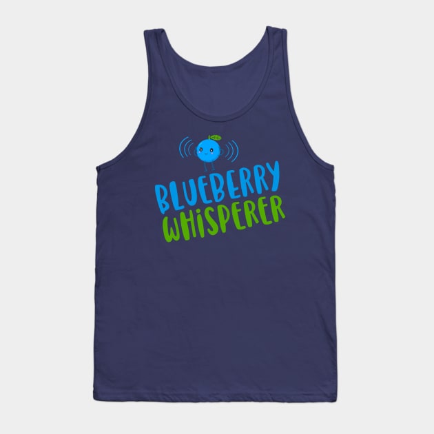 Blueberry Whisperer Tank Top by Jitterfly